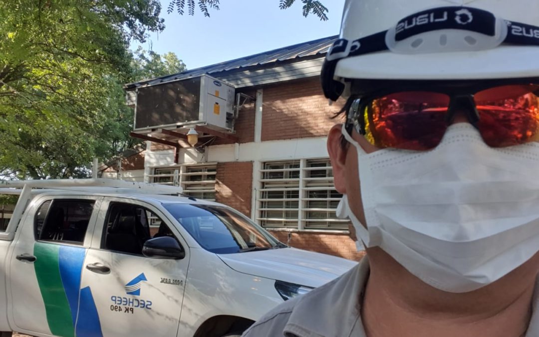 COVID-19: MÚLTIPLES TRABAJOS EN LA OBRA DEL HOSPITAL DE EMERGENCIA