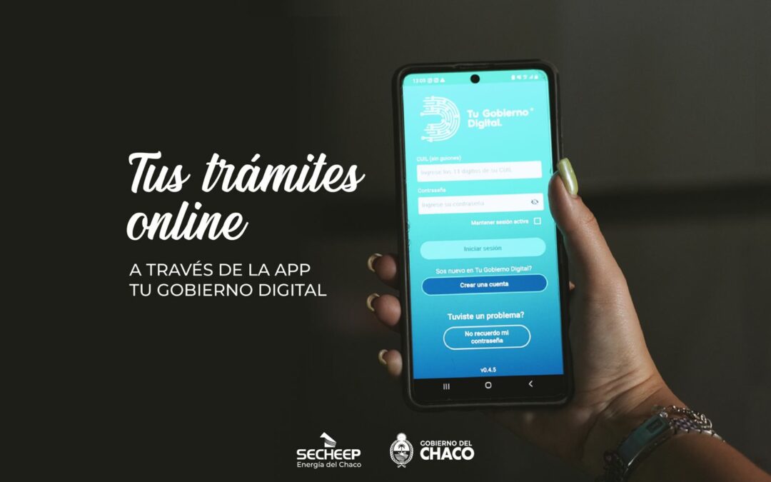 TUS TRÁMITES ONLINE A TRAVÉS DE LA APP DE “TU GOBIERNO DIGITAL”