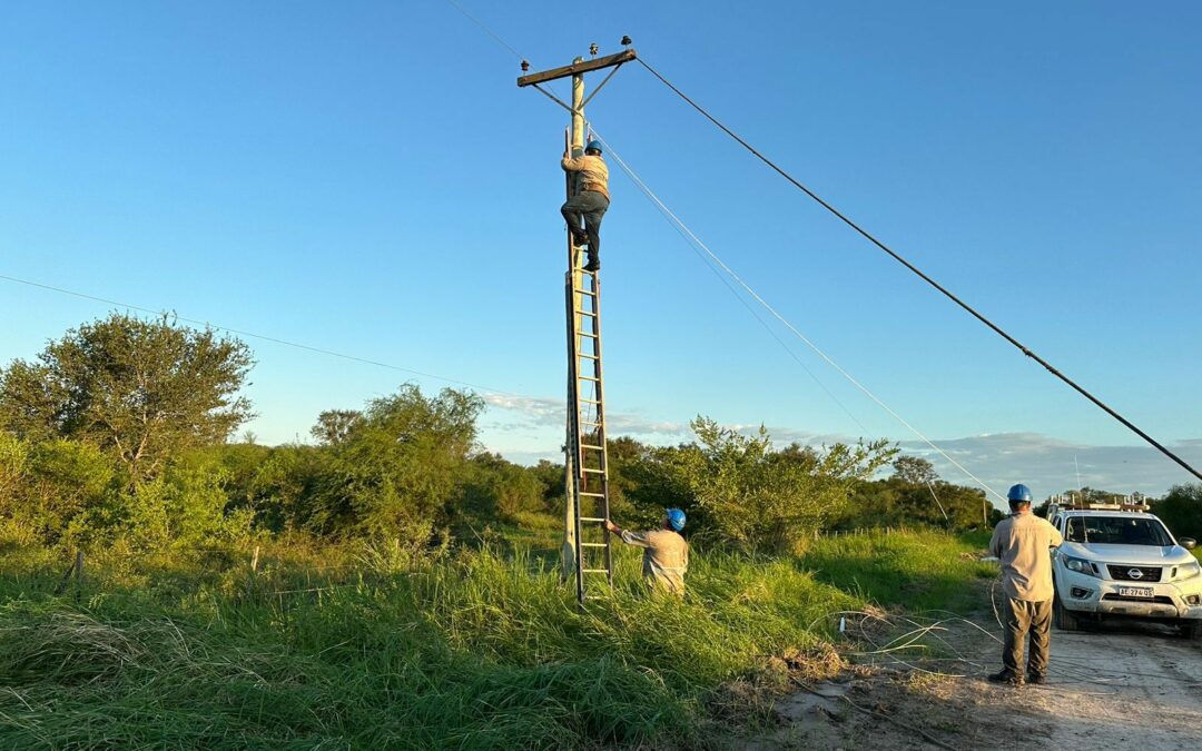 Secheep presente en La Eduvigis tras el fuerte temporal en la localidad