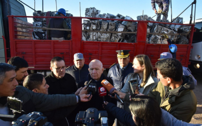 Golpe al robo de material eléctrico: se recuperaron cables y equipos robados