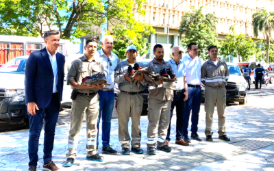 El Gobernador entregó camionetas para reforzar las tareas operativas