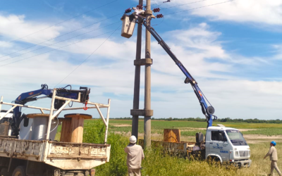 Finalizó la obra que mejora la alimentación a San Bernardo y zonas aledañas