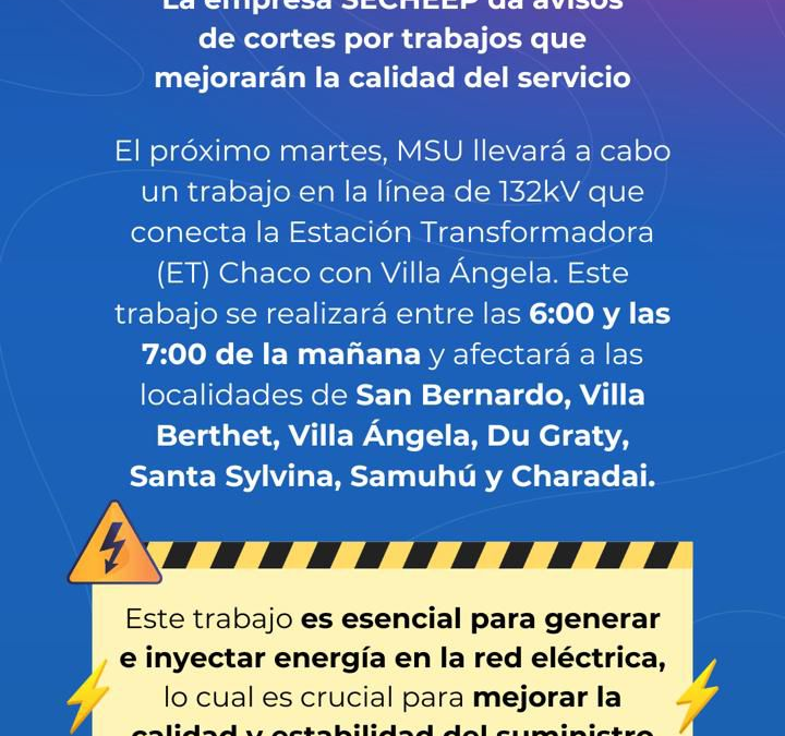 Martes 18: trabajos para inyectar más energía solar a la red eléctrica