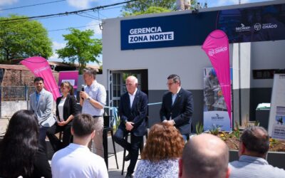 Histórico: el gobernador Zdero inauguró la Gerencia Norte de Secheep