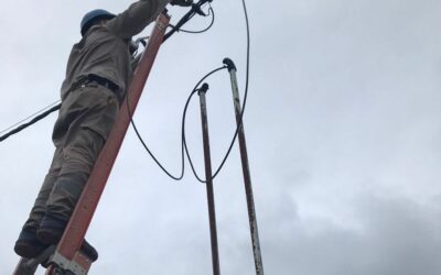 Tras la tormenta: intensos trabajos en Villa Libertad