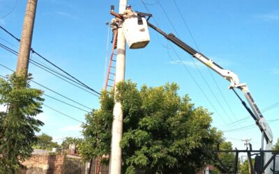 Múltiples obras para mejorar el suministro eléctrico en Saénz Peña