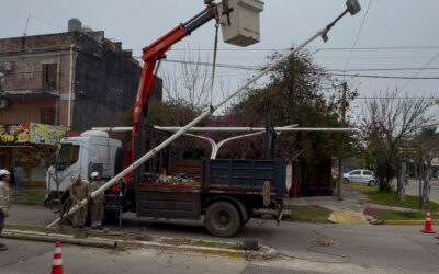 Avanzan los trabajos de mejoras en la red de alumbrado público